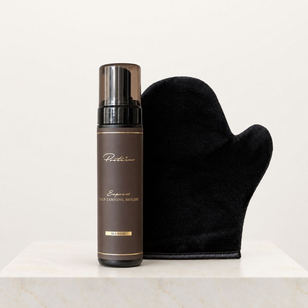 Express Self Tan Mousse, 200 ml, Kit